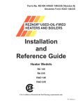 Reznor RA 140 Troubleshooting guide