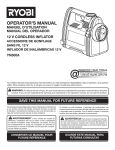 Ryobi YN500A Operator`s manual