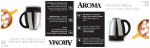 Aroma AWK-125S Instruction manual