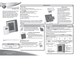 Radio Shack In/Out Thermometer with Indoor Humidity Gauge User`s guide