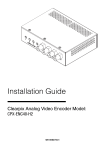 ClearPix CFB22DN-H2 Installation guide