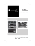 Motorola ASTRO W5 User`s guide
