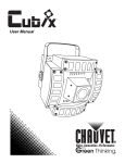 Chauvet CUBIX User manual