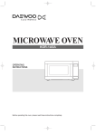 Daewoo KOR-1A5A Operating instructions