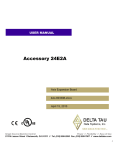 Delta Tau 4Ax-603397-xUxx User manual