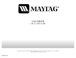 Maytag W10155111A Use & care guide