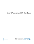 Altera PHY IP Core User guide