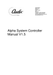 Audix SMU1 User manual