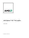 AMD Radeon HD 7790 User guide