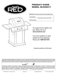 Char-Broil RED 463250211 Product guide