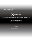 Axim X-108NX User manual
