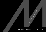 Meridian 541 Specifications