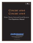 Audio Control EX concert series Specifications