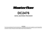 Drawmer Masterflow DC2496 Specifications