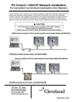 Cleveland Convotherm PC-HACCP Installation manual