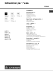 Ariston FO 87.1/E Operating instructions