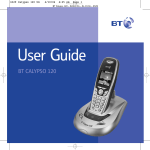 BT CALYPSO 120 User guide