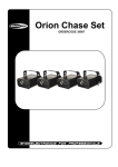 SHOWTEC 30907 Orion Chase set Product guide