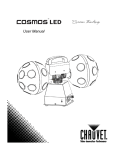 Chauvet Cosmos LED User manual