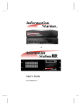 Alcorn Mcbride Information Station User`s guide