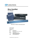 Connect Tech Blue Heat/Net User manual