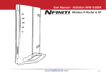 Buffalo AirStation Draft-N WZR-G300N Nfiniti User manual