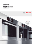 Bosch HBC84E653B Specifications