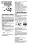 Black & Decker 200 WATT Instruction manual