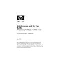 HP Notebook Series Specifications