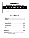 Weil-McLain BCP-8S Operating instructions