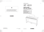 Casio AP-400 User`s guide