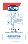 Chicco Lullaby SE Owner`s manual