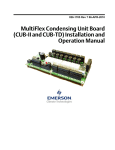 Emerson MultiFlex CUB-II Specifications