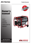 Amico AG series Owner`s manual