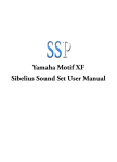 Yamaha MOTIF XF6 User manual