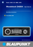 Blaupunkt Woodstock DAB54 Operating instructions