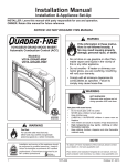 Quadra-Fire VOYAGEUR-MBK Installation manual