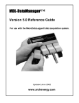 ADIC DATAMGR 3.5 User`s manual