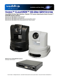 VADDIO CLEARVIEW HD-20 User guide