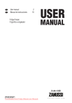 Zanussi ZRB835NW1 User manual
