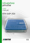 Antik ATK VoIP-202 User manual