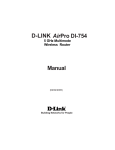 D-Link DI-754 Specifications