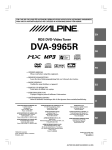 Alpine DVA-9965R Owner`s manual