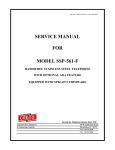 CEECO SSP-561-F Service manual