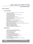 Epson 7900CTP Specifications