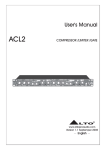 Alto ACL2 Pro User`s manual
