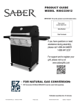 Saber Grills R50CC0612 Product guide