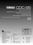 Yamaha CDC-95 Owner`s manual