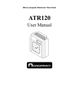 Acroprint ATR120 User manual