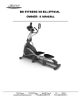 BH FITNESS LK 580 Owner`s manual